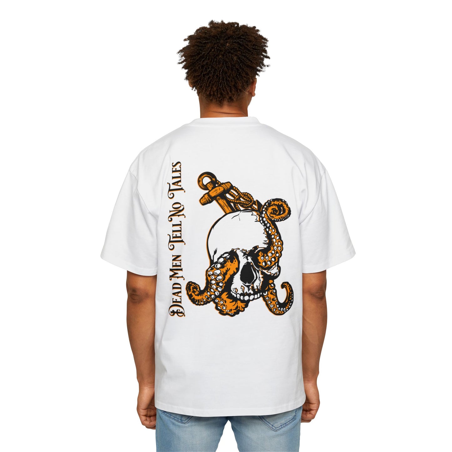 "Dead Men Tell No Tales" Men's Oversized Tee