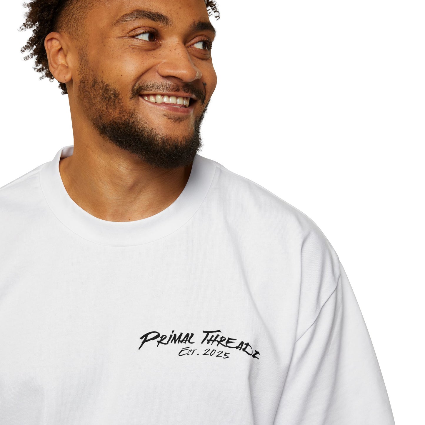 "Primal Club" Men's Oversized Tee