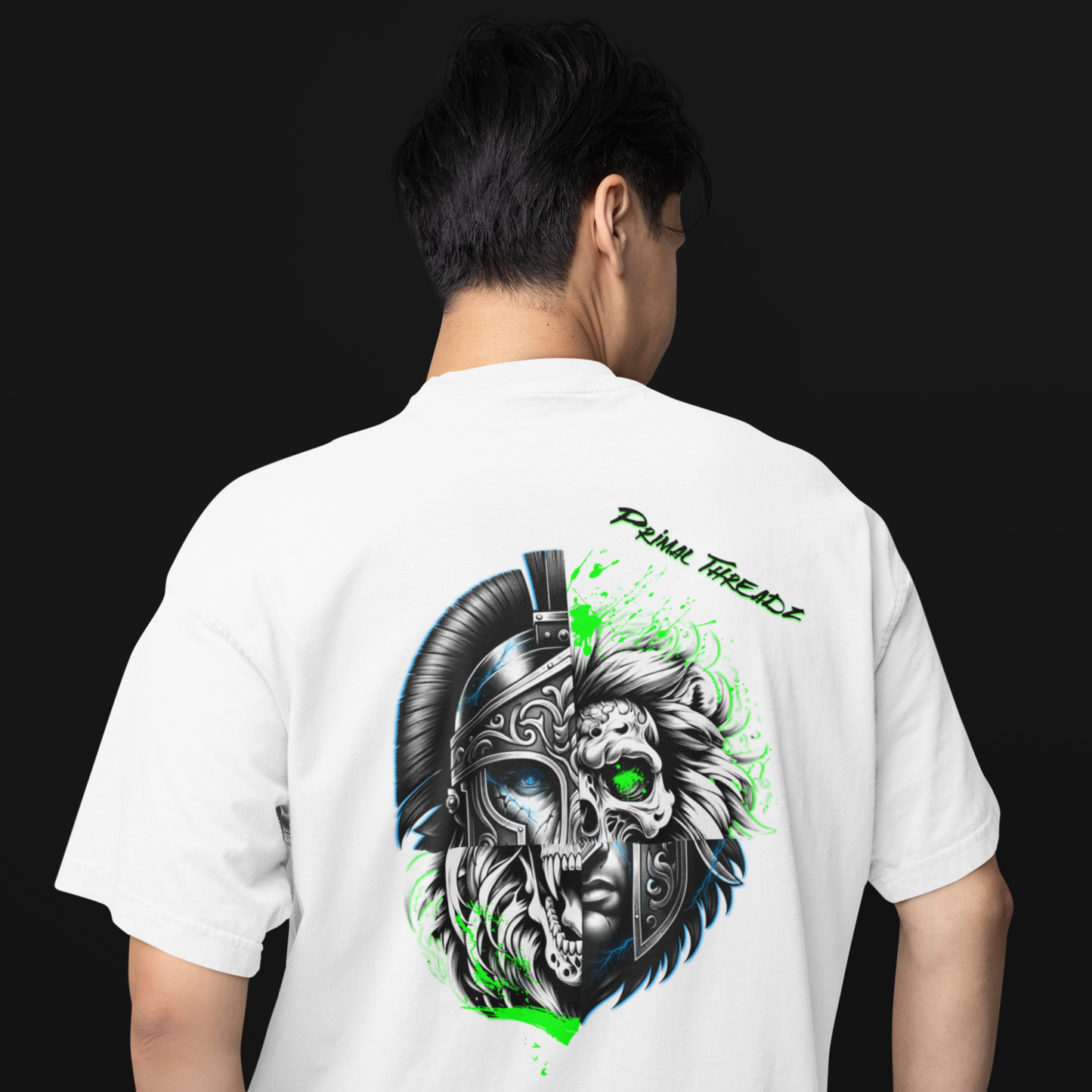 "Lion Of Sparta" Men's Oversized Tee