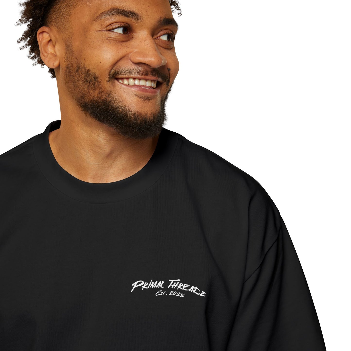 "Primal Club" Men's Oversized Tee