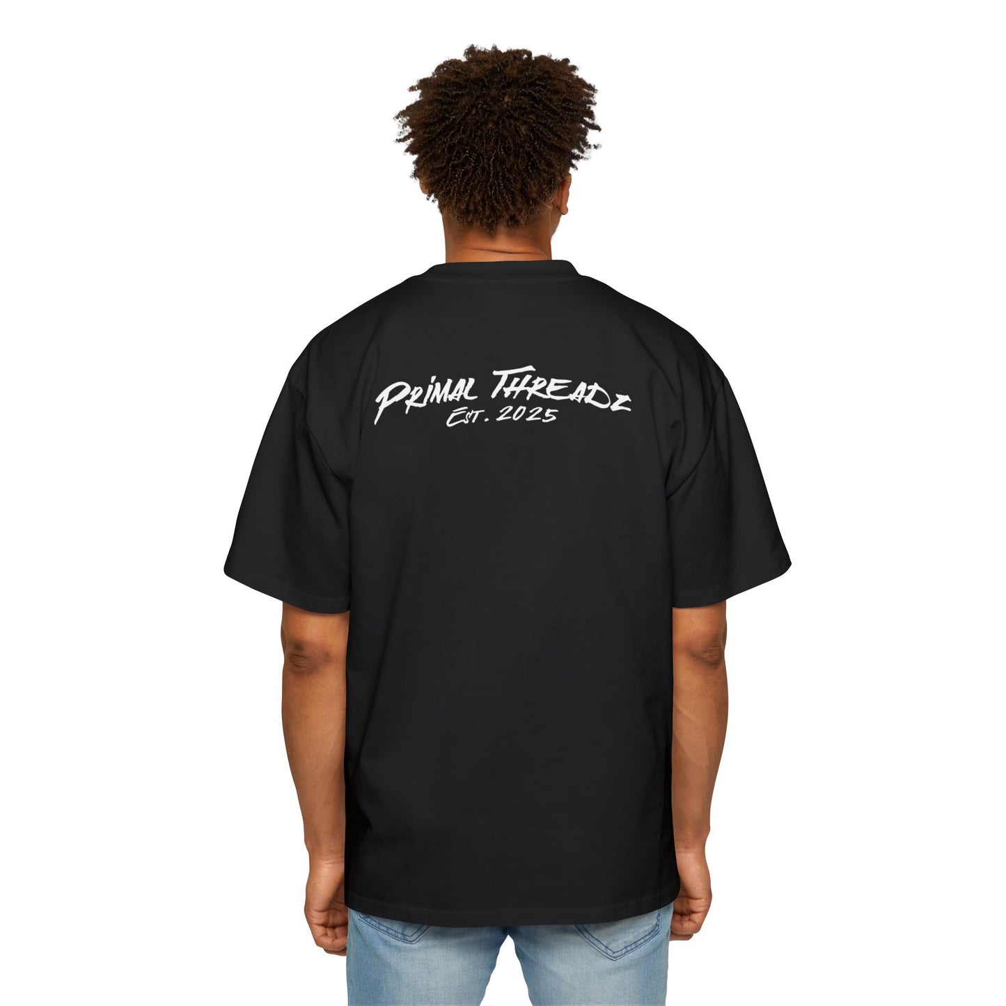 "Primal Club" Men's Oversized Tee